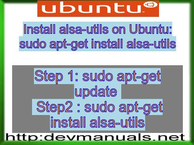 Install alsa-utils on Ubuntu: sudo apt-get install alsa-utils