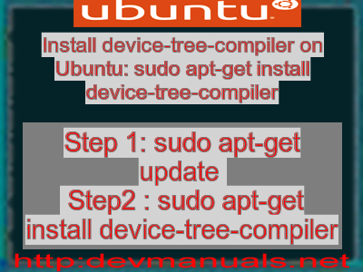 Install device-tree-compiler on Ubuntu: sudo apt-get install device-tree-compiler