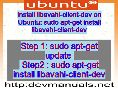Install libavahi-client-dev on Ubuntu: sudo apt-get install libavahi-client-dev