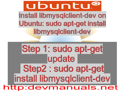 Install libmysqlclient-dev on Ubuntu: sudo apt-get install libmysqlclient-dev