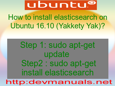 How to install elasticsearch on Ubuntu 16.10 (Yakkety Yak)?