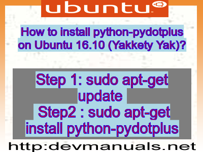 how to install pydot in ubuntu how to install pydot in ubuntu