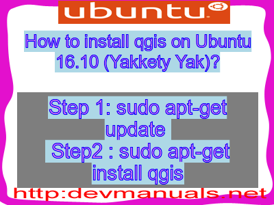 How to install qgis on Ubuntu 16.10 (Yakkety Yak)?