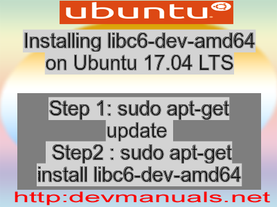 Installing libc6-dev-amd64 on Ubuntu 17.04 LTS