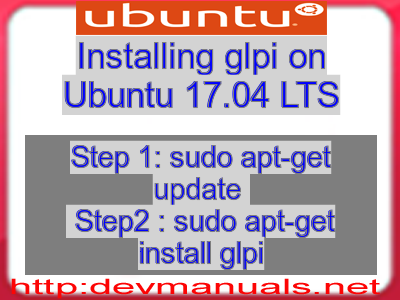 Installing glpi on Ubuntu 17.04 LTS
