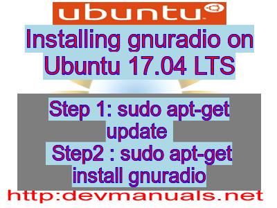 Installing gnuradio on Ubuntu 17.04 LTS