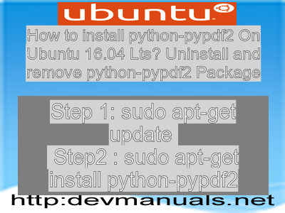how to install pypdf2 debian how to install pypdf2 debian