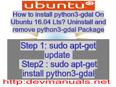 ubuntu python 3 install gdal ubuntu python 3 install gdal