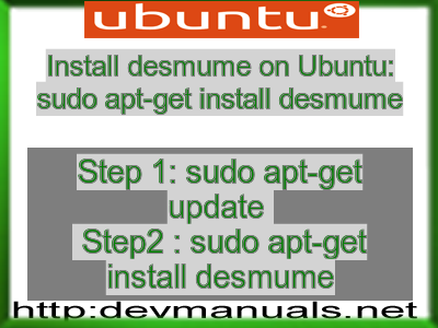 Install desmume on Ubuntu: sudo apt-get install desmume