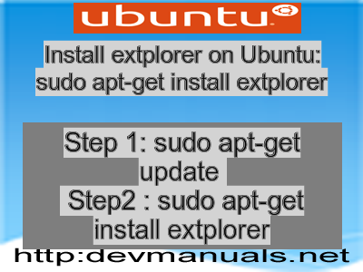 Install extplorer on Ubuntu: sudo apt-get install extplorer