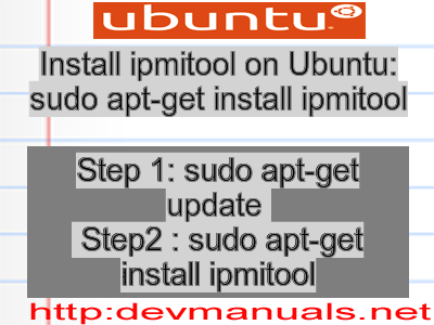 Install ipmitool on Ubuntu: sudo apt-get install ipmitool
