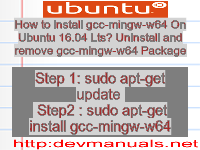 mingw w64 install mingw w64 install